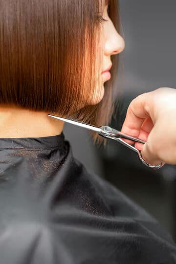 Haircut and hair styling service at Timeless Touch Beauty Studio Jaipur