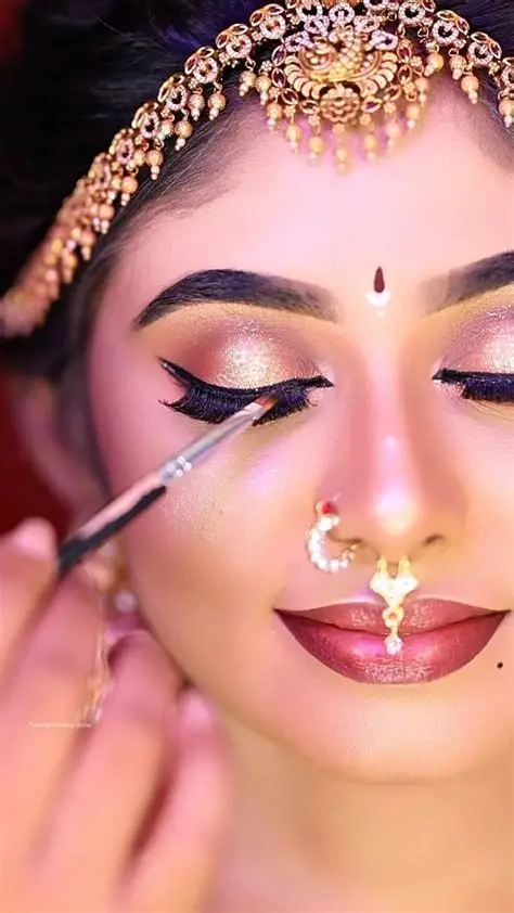 Professional bridal makeup artist in Jaipur beauty studio