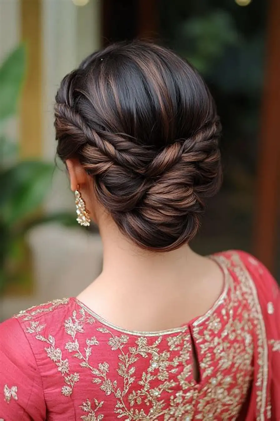 Luxury hair styling look created at Jaipur beauty salon
